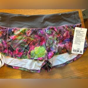 Lululemon  Floral Athletic Shorts